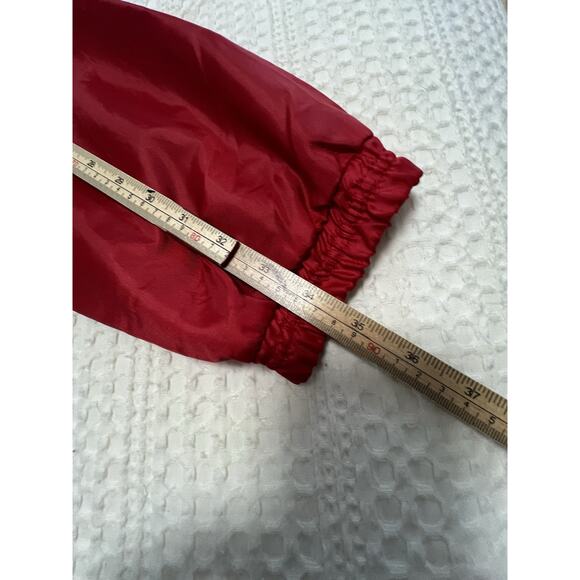 Ohio State Buckeyes Jacket XL Red OSU Zip Carl Banks Windbreaker Vintage Style - Picture 11 of 11